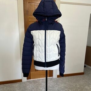 Perfect Moment Navy and Black Puffer Jacket